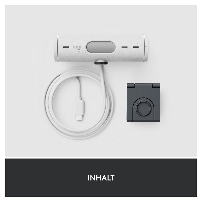 Logitech Brio 500 Webcam Full HD Blanco
