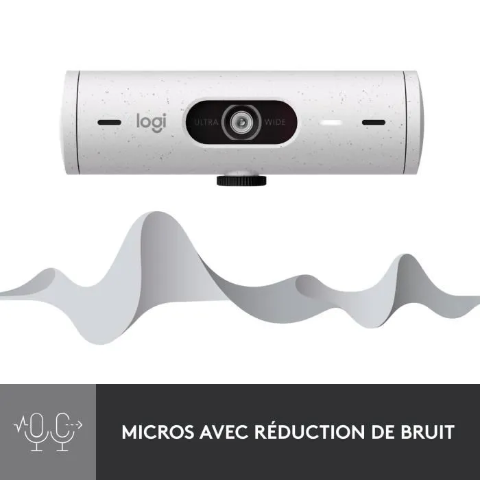 Logitech Brio 500 Webcam Full HD Blanco