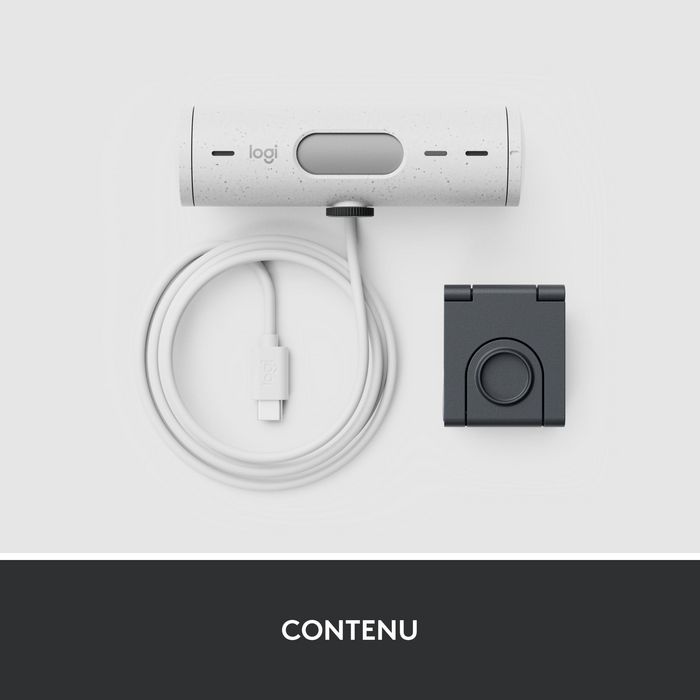 Logitech Brio 500 Webcam Full HD Blanco