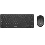 Bluestork PACKMINIFR Teclado y Mouse Inalámbrico - Mini/FR - Ultra Compact - Negro
