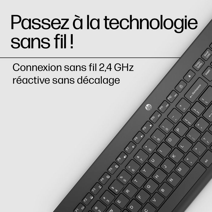 HP Teclado inalámbrico 230 - Negro - Azerty HP Teclado inalámbrico 230 - Negro - Azerty