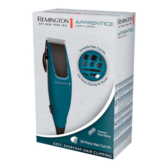 Remington Apprentice HC5020 Maquina Corta Cabellos Cuchillas Acero Inoxidable 5 Peines 3-18mm
