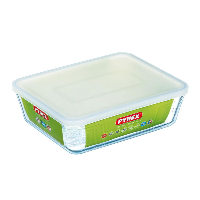 Recipiente Rectangular Boro Cook & Freeze Pyrex® 28x23x10 cm - 4,2 L