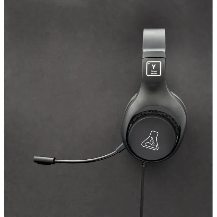 The G-Lab Korp-Yttrium Auriculares gaming jack 3.5 mm negro