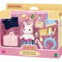 Sylvanian Families La madre de Snow Rabbit y su maleta de fin de semana