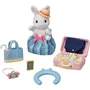 Sylvanian Families La madre de Snow Rabbit y su maleta de fin de semana