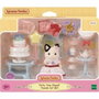 Sylvanian Families La niña con dos gatos y su bocadillo de cumpleaños - 5646