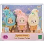 Sylvanian Families Trío de Bebés con Trajes de Crema Esmaltada (Ref. 5593) - Familias Muñecas Sylvanian, para Niños y Niñas a Partir de 3 Años