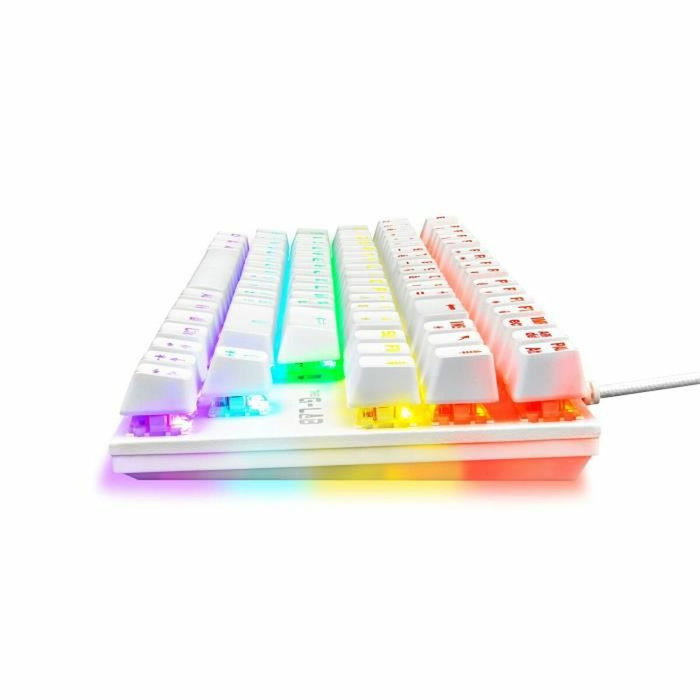 The G-Lab Keyz Mercury Mecánico TKL Blanco FR The G-Lab Keyz Mercury Mecánico TKL Blanco FR