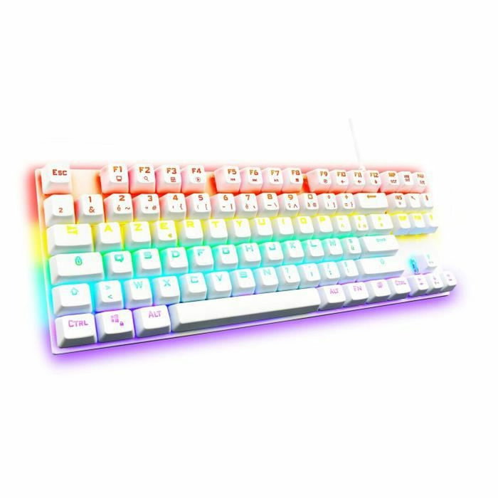 The G-Lab Keyz Mercury Mecánico TKL Blanco FR The G-Lab Keyz Mercury Mecánico TKL Blanco FR