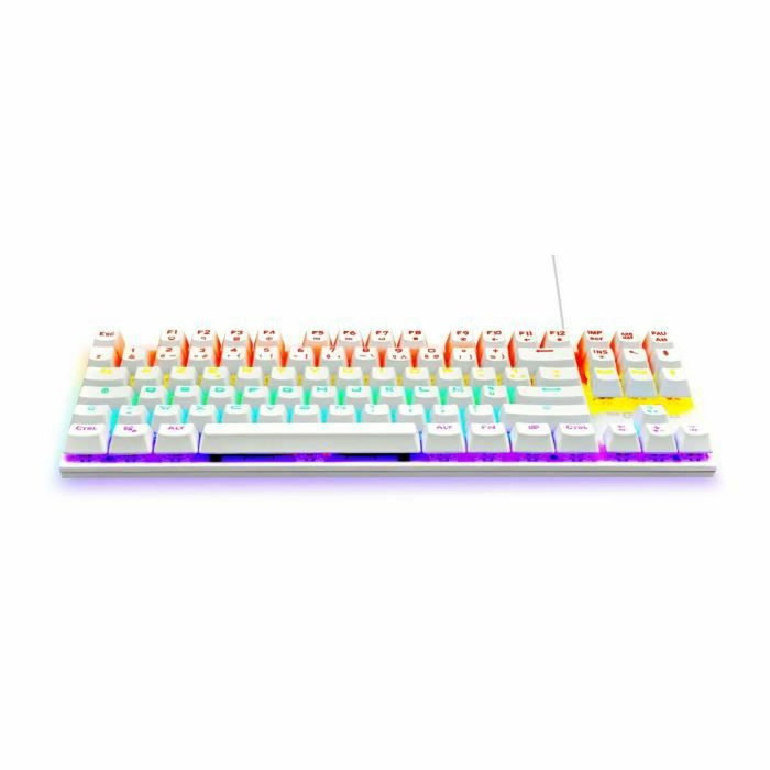 The G-Lab Keyz Mercury Mecánico TKL Blanco FR The G-Lab Keyz Mercury Mecánico TKL Blanco FR