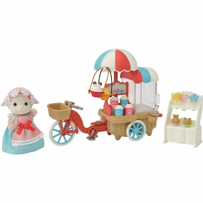 Sylvanian Families Maman Mouton y su puesto de palomitas de maíz Sylvanian Families Maman Mouton y su puesto de palomitas de maíz