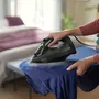 Philips Plancha Serie 5000 DST5040/80, 2600W, 200 g/min de golpe de vapor, 45 g/min vapor continuo, Negro