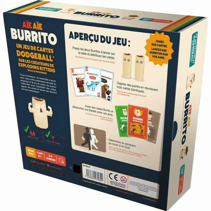 Asmodee Aie Aie Burrito Juego de Mesa de Fiesta Asmodee Aie Aie Burrito Juego de Mesa de Fiesta
