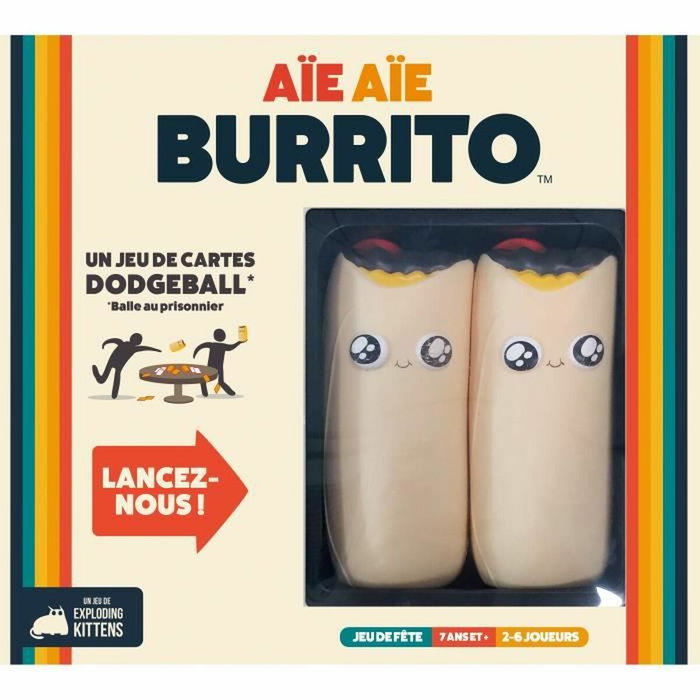 Asmodee Aie Aie Burrito Juego de Mesa de Fiesta Asmodee Aie Aie Burrito Juego de Mesa de Fiesta