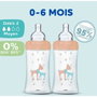 Dodie Conjunto de 3 Biberones Sensation+ de Vidrio 270ml con Tetina Depit 2
