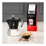 Bialetti Moka Induction Cafetera italiana de 6 tazas, Negro y Plata