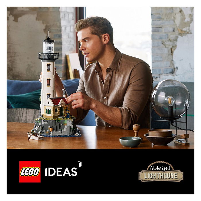 LEGO 21335 Ideas Motorisierter Leuchtturm Set de Construcción para Adultos