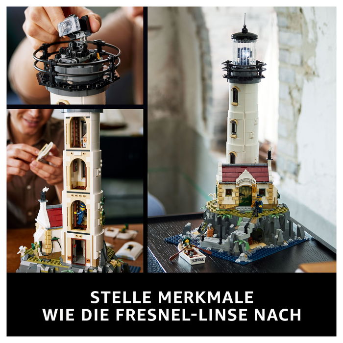 LEGO 21335 Ideas Motorisierter Leuchtturm Set de Construcción para Adultos