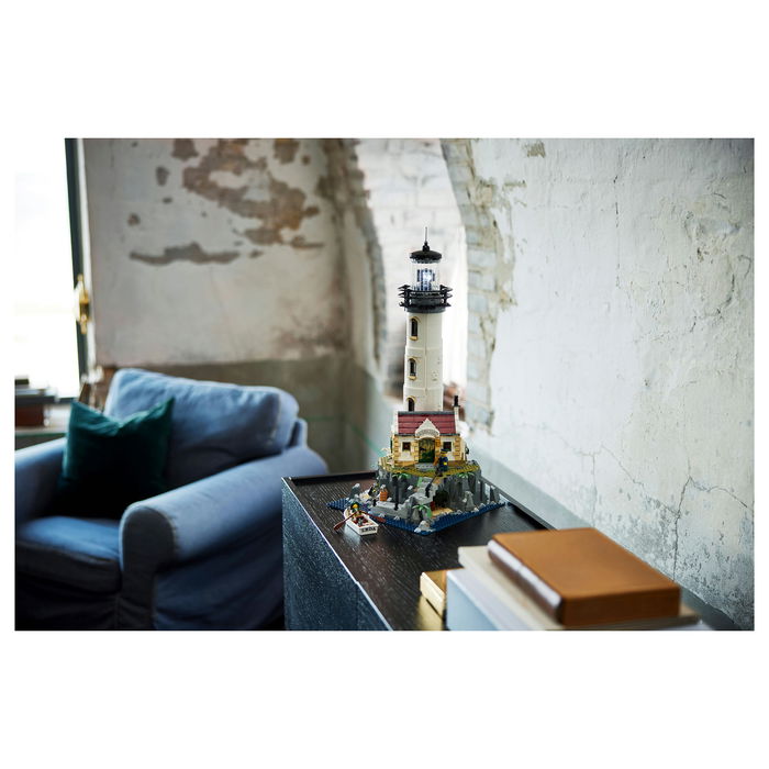 LEGO 21335 Ideas Motorisierter Leuchtturm Set de Construcción para Adultos
