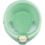 Thermobaby Baño infantil Aquafun, Asiento de baño para bebés de 7 a 16 meses con soporte y ventosas - Color Celadón Verde, Hecho en Francia