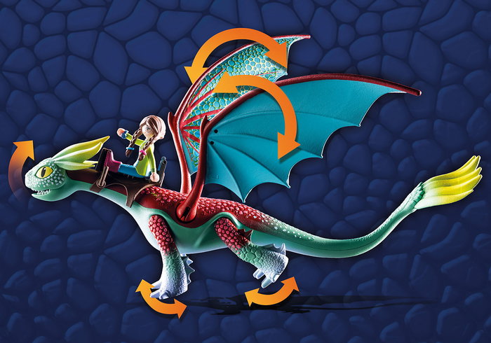 Playmobil Dragones: Nine Realms Feathers & Alex Playmobil Dragones: Nine Realms Feathers & Alex