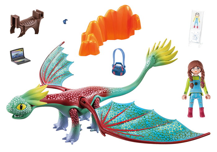 Playmobil Dragones: Nine Realms Feathers & Alex Playmobil Dragones: Nine Realms Feathers & Alex