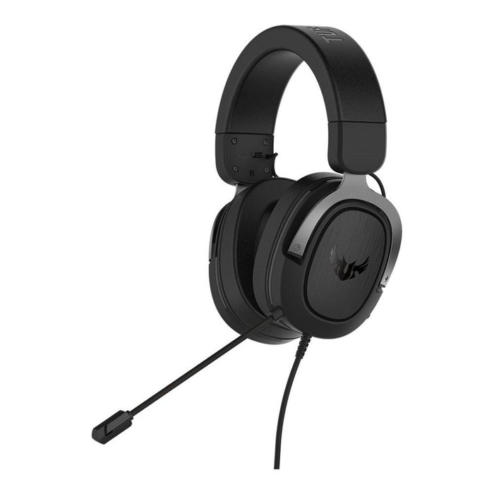 Asus TUF Gaming H3 Auriculares con Cable Gaming, Drivers 50mm, Sonido 7.1 Virtual, Micrófono Unidireccional, Compatible Multiplataforma, Color Gun Metal Asus TUF Gaming H3 Auriculares con Cable Gaming, Drivers 50mm, Sonido 7.1 Virtual, Micrófono Unidireccional, Compatible Multiplataforma, Color Gun Metal