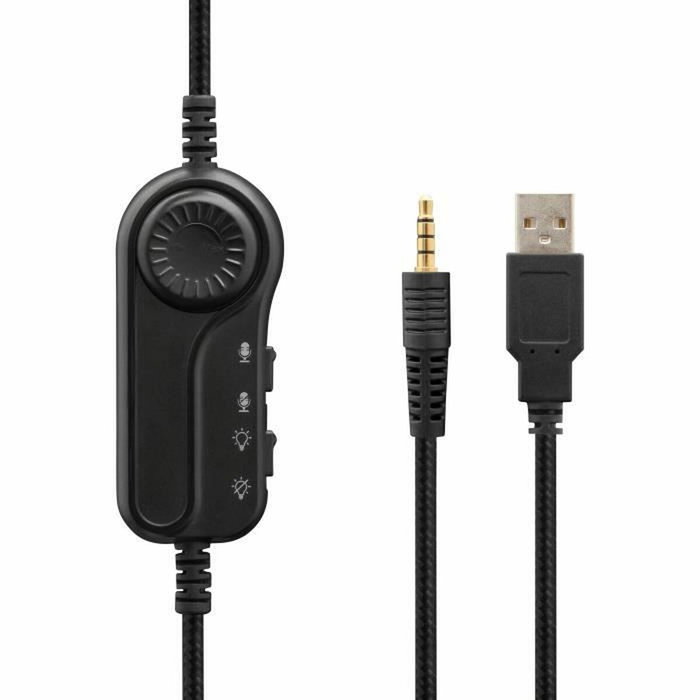 The G-Lab Korp-Radium Black Auriculares Gaming RGB