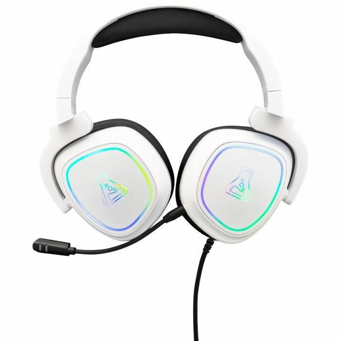 The G-Lab Korp Radium White Auriculares Gaming RGB Blanco