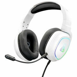 The G-Lab Korp Radium White Auriculares Gaming RGB Blanco