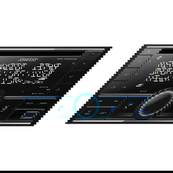 Kenwood DPX7300DAB Receptor Multimedia Bluetooth DAB+ USB Negro 2 DIN Compatible con iPod y Alexa Kenwood DPX7300DAB Receptor Multimedia Bluetooth DAB+ USB Negro 2 DIN Compatible con iPod y Alexa
