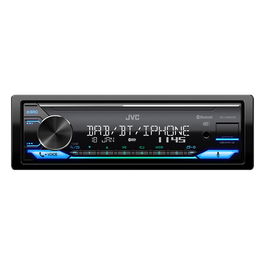 JVC KD-X482DBT Radio Coche 1 DIN, 200W, Bluetooth, USB, Manos Libres, Negro