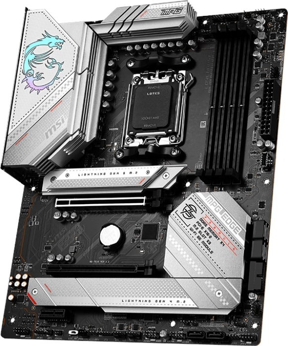 MSI MPG B650 EDGE WIFI ATX, AMD B650, DDR5, Negro/Plata