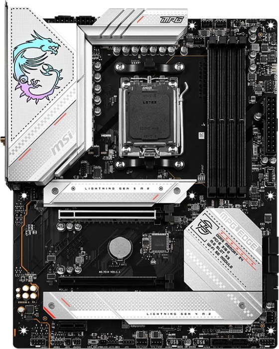 MSI MPG B650 EDGE WIFI ATX, AMD B650, DDR5, Negro/Plata