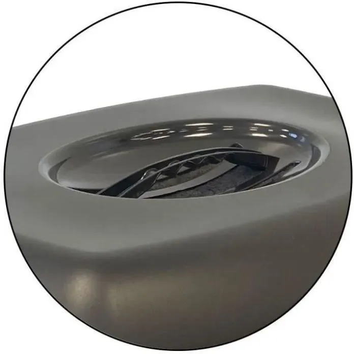 Pet Design 461411 Casa para Gatos Samba Hooding, 56 x 40 x 39 cm, Blanco y Negro