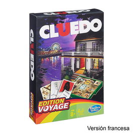 Cluedo B0999 Cluedo de Viaje en Francés Juego de Mesa Hasbro Gaming