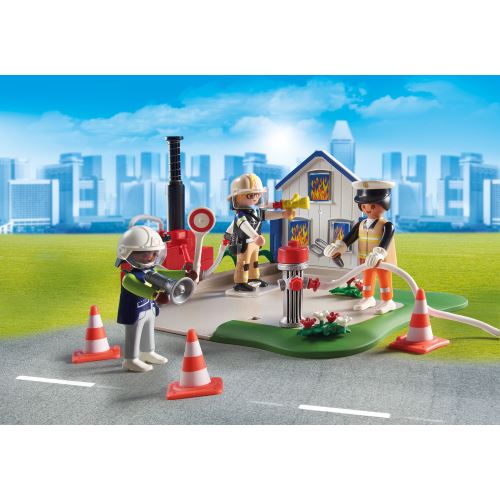 PLAYMOBIL 70980 My Figures: Misión De Rescate - Set de Construcción de Figuras con más de 1000 Combinaciones, Incluye Escenario y Accesorios, para +4 Años