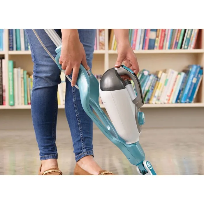 Black + Decker BHSM168U -QS Escoba de Vapor Inalámbrico Multifunción 1600W con 7 Accesorios