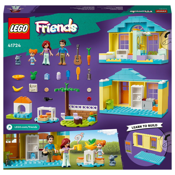 LEGO Friends Casa de Paisley - Juego de Construcción de 185 Piezas para Niños y Niñas de 4 a 99 Años, Multicolor - Referencia 5702017412832