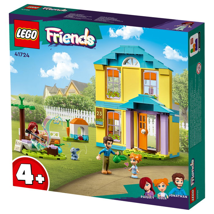 LEGO Friends Casa de Paisley - Juego de Construcción de 185 Piezas para Niños y Niñas de 4 a 99 Años, Multicolor - Referencia 5702017412832