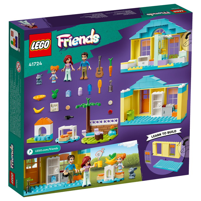 LEGO Friends Casa de Paisley - Juego de Construcción de 185 Piezas para Niños y Niñas de 4 a 99 Años, Multicolor - Referencia 5702017412832