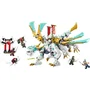 LEGO NINJAGO 71786 El helado de Dragón de Zane de criatura, juguete 2 en 1, figura de dragón y minifigurinas