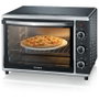 Severin Mini horno de calor TO2058 42 L con piedra de pizza y función giratoria