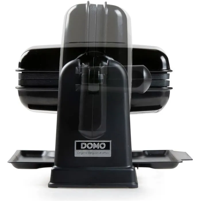 Domo DO9224W Domo Rotary Waffle Iron - Rotario a 180° - Antiadherente - Mango Frío - 2 Personas