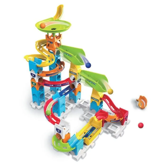 Vtech Circuito de bola de mármol Rush Set S200 para principiantes Idioma francés