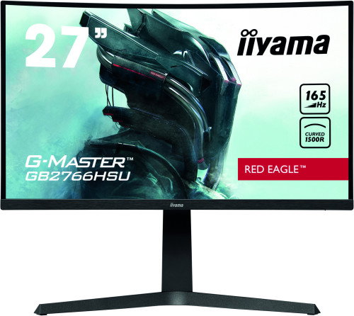 Iiyama GB2766HSU-B1 Monitor Gaming 27" FHD 1ms 165Hz VA Curvo 1500R Negro Altavoces VESA HDMI DisplayPort USB Iiyama GB2766HSU-B1 Monitor Gaming 27" FHD 1ms 165Hz VA Curvo 1500R Negro Altavoces VESA HDMI DisplayPort USB