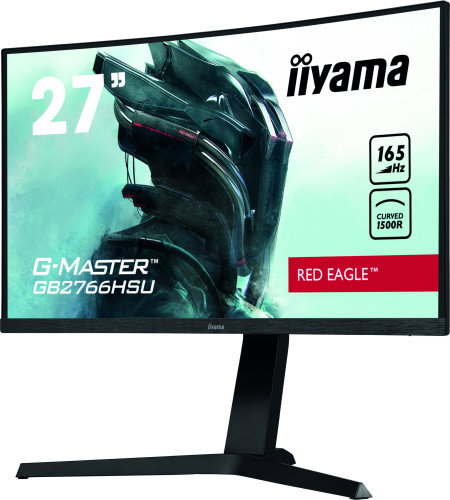 Iiyama GB2766HSU-B1 Monitor Gaming 27" FHD 1ms 165Hz VA Curvo 1500R Negro Altavoces VESA HDMI DisplayPort USB Iiyama GB2766HSU-B1 Monitor Gaming 27" FHD 1ms 165Hz VA Curvo 1500R Negro Altavoces VESA HDMI DisplayPort USB