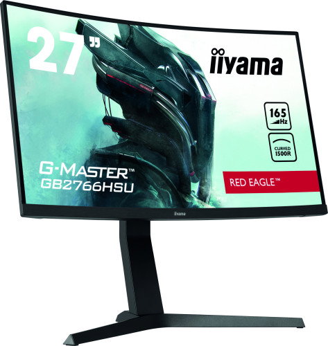 Iiyama GB2766HSU-B1 Monitor Gaming 27" FHD 1ms 165Hz VA Curvo 1500R Negro Altavoces VESA HDMI DisplayPort USB Iiyama GB2766HSU-B1 Monitor Gaming 27" FHD 1ms 165Hz VA Curvo 1500R Negro Altavoces VESA HDMI DisplayPort USB