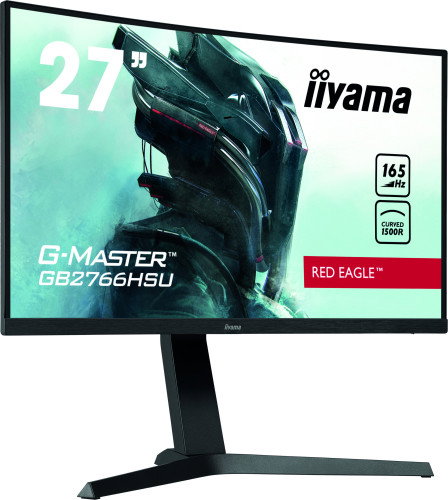 Iiyama GB2766HSU-B1 Monitor Gaming 27" FHD 1ms 165Hz VA Curvo 1500R Negro Altavoces VESA HDMI DisplayPort USB Iiyama GB2766HSU-B1 Monitor Gaming 27" FHD 1ms 165Hz VA Curvo 1500R Negro Altavoces VESA HDMI DisplayPort USB